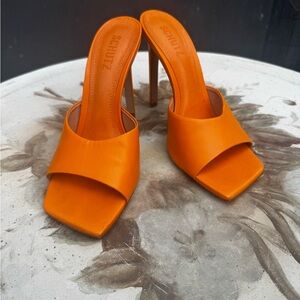SCHUTZ Women's Bold Orange Heels